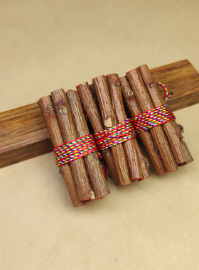 七根桃木五色线正宗东南桃树枝
