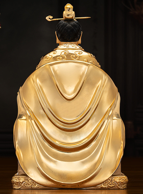 纯铜鎏金蟒家像体真身像四大家族