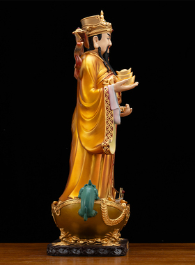 台湾纯铜财神爷神像摆件家用供奉