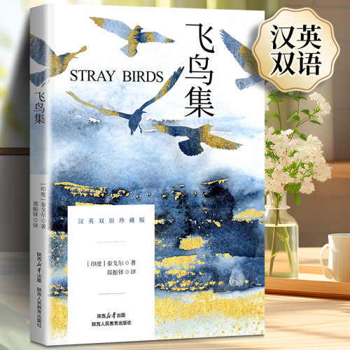飞鸟集正版泰戈尔原著中英文双语版完整无删减 泰戈尔诗选诗集诗歌 世界经典文学名著小说畅销文学书 青少年初高中生课外阅读书籍 - 图0