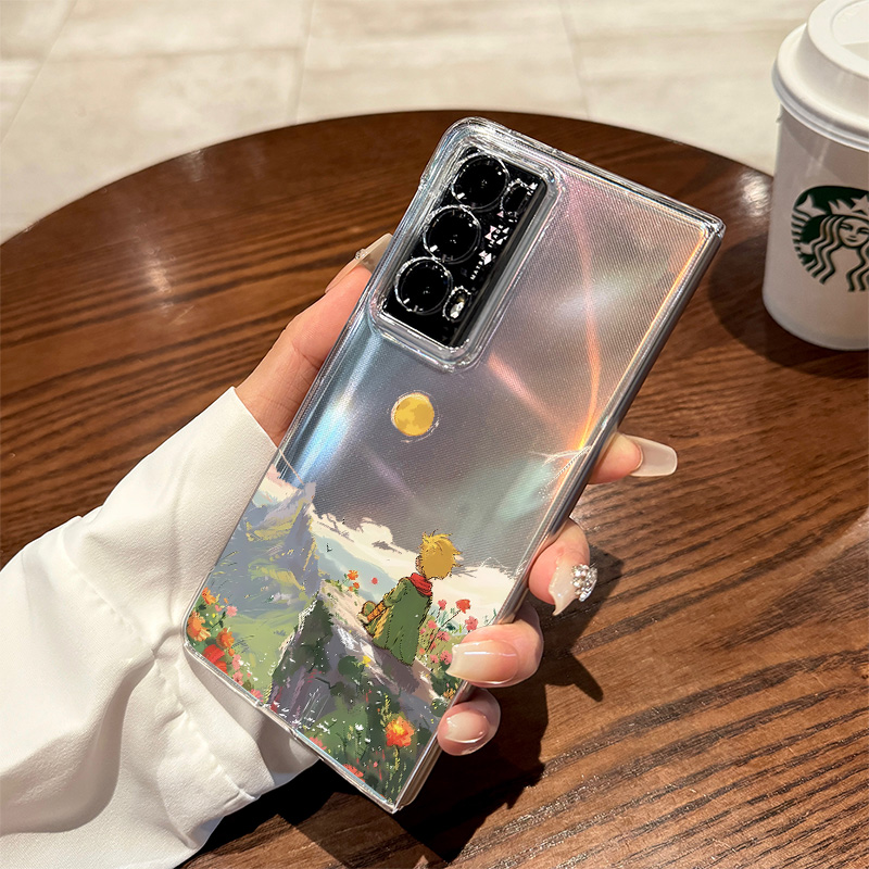 拾壳适用荣耀MagicV3手机壳新款全包防摔卡通小王子magicVs2折叠屏保护套个性Vs3女款V2至臻版透明超薄magic - 图3