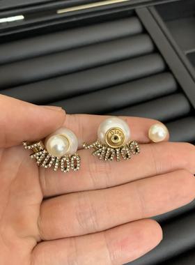 Fashion Tassel Pearl Earrings for Women Star Letters Stud.