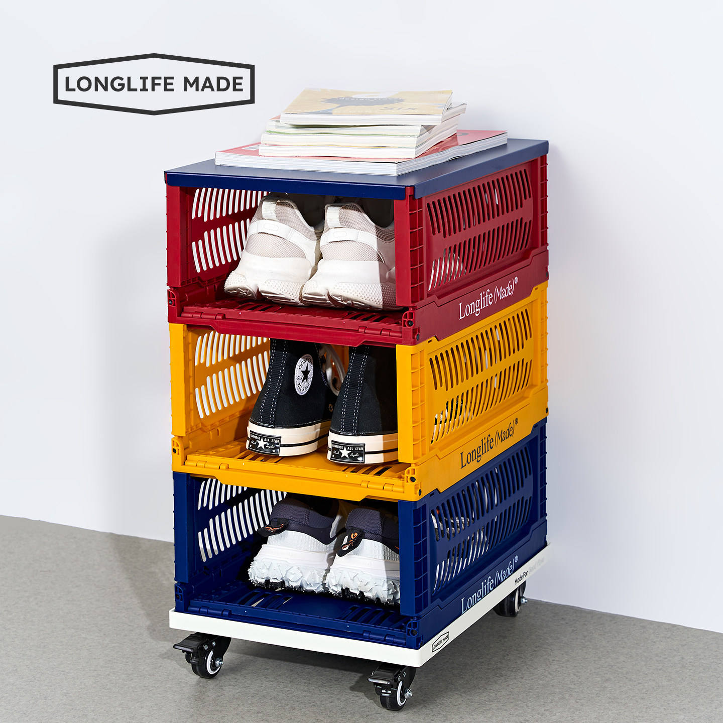 longlife零食收纳筐折叠收纳篮高颜值厨房客厅桌面水果玩具收纳筐,淘宝优惠券,粉丝福利购,淘宝优惠卷