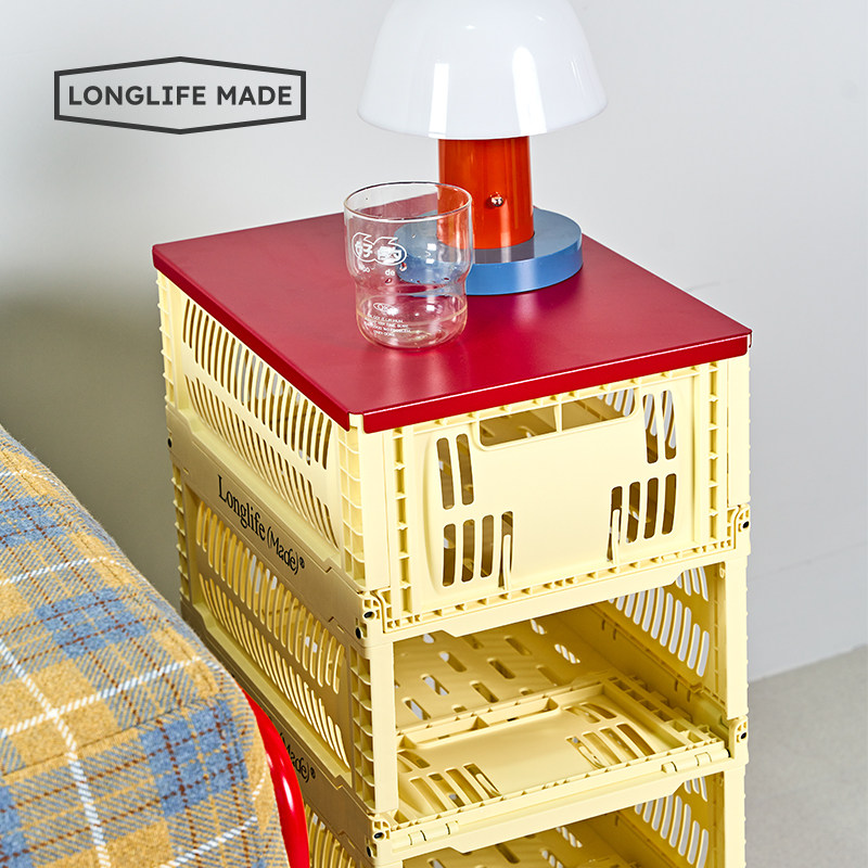 longlife收纳筐折叠收纳篮浴室厨房水果篮子杂物工业风塑料折叠筐,淘宝优惠券,粉丝福利购,淘宝优惠卷