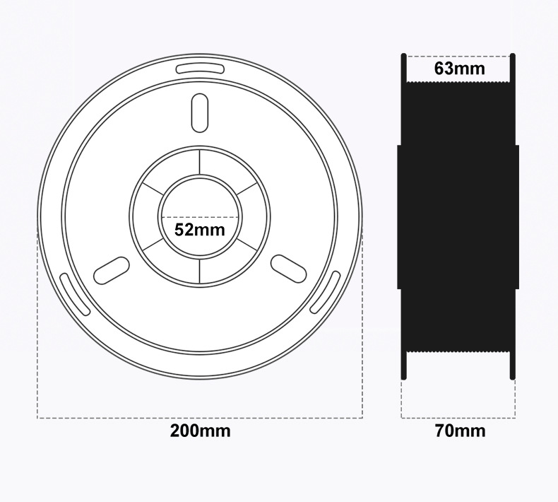 PLA丝绸耗材黄色 3D打印机耗材 1.75mm 1KG 3D打印丝绸高光耗材-图1