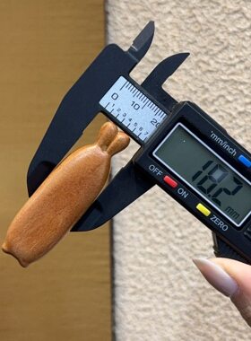 桃木兔子平安上上签手工diy配件手链挂件配饰时尚百搭文玩配饰