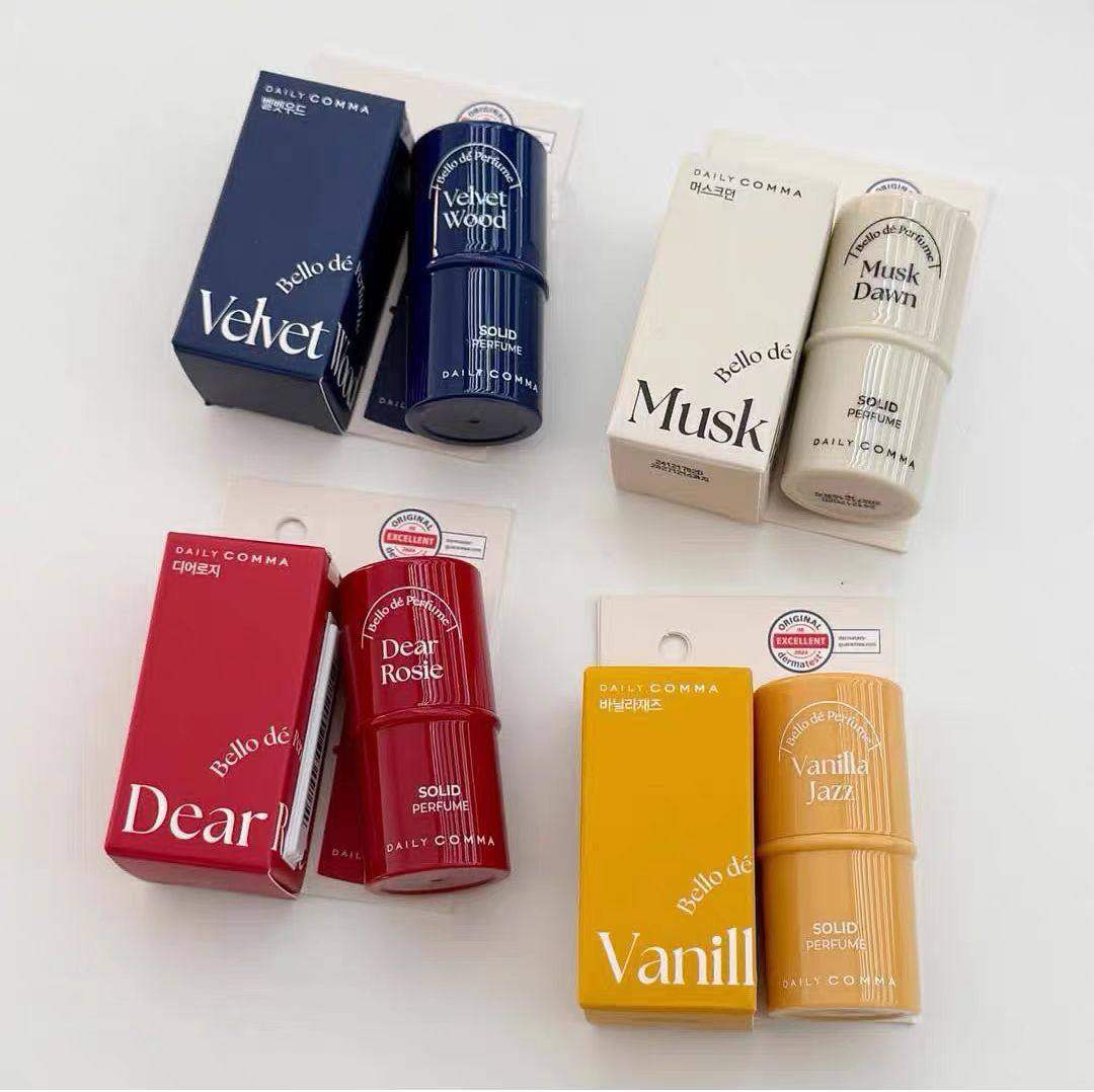 现货韩国大创香膏香水Daily comma雪松香草奶油白色蓝色固体香膏,淘宝优惠券,粉丝福利购,淘宝优惠卷