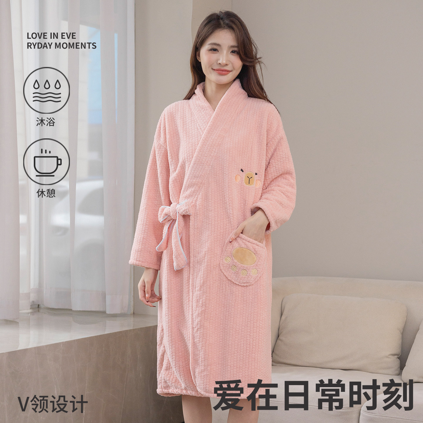 浴巾浴袍女款可穿式2025新款比全棉纯棉吸水速干裹全身大人成人,淘宝优惠券,粉丝福利购,淘宝优惠卷