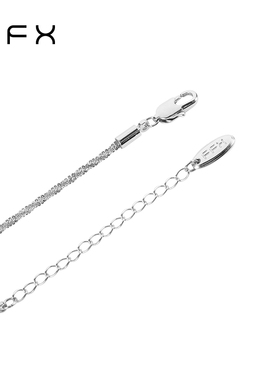 弗弗西FFX[爱心糖果]多彩黄色单钻配毛衣的项链女轻奢小众锁骨链