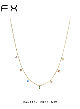 弗弗西FFX【潘多拉】精致简约百搭气质项链双层高级感轻奢锁骨链