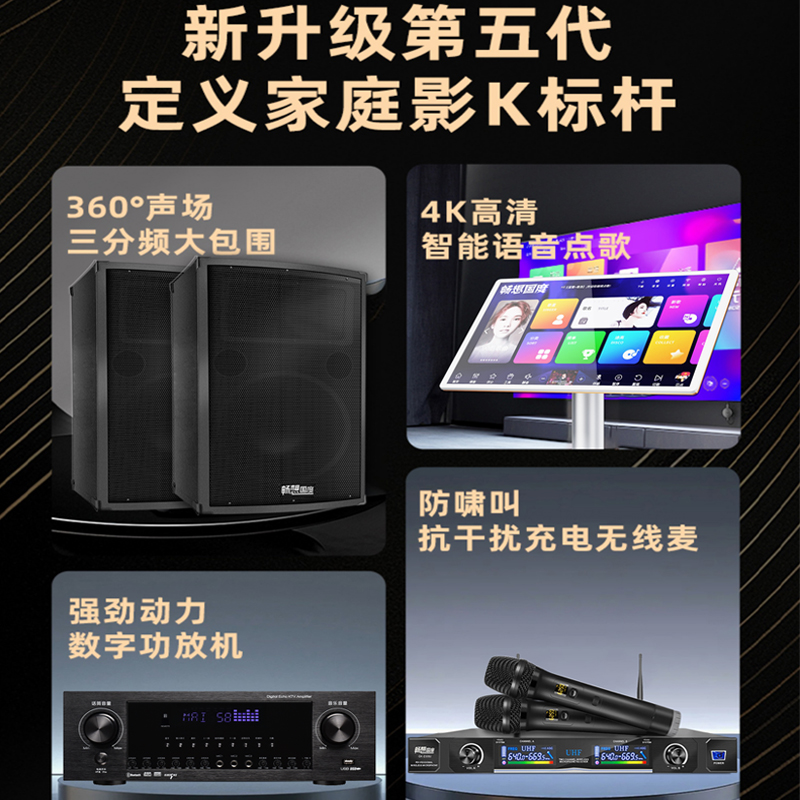 Top professional home KTV audio package perfect selection