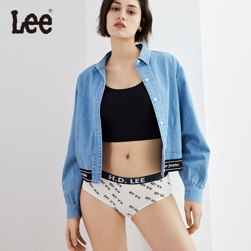 Lee品牌高品质男内裤四季情侣字母印花设计亲肤棉贴身短裤三条装,淘宝优惠券,粉丝福利购,淘宝优惠卷