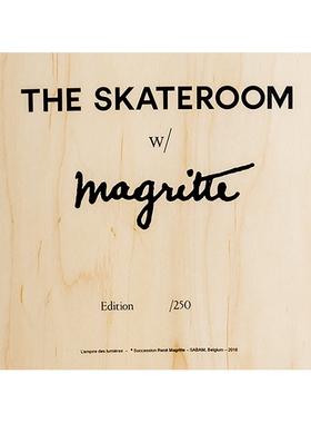 比利时The Skateroom装饰滑板RenéMAGRITTE勒内马格利特Leretour