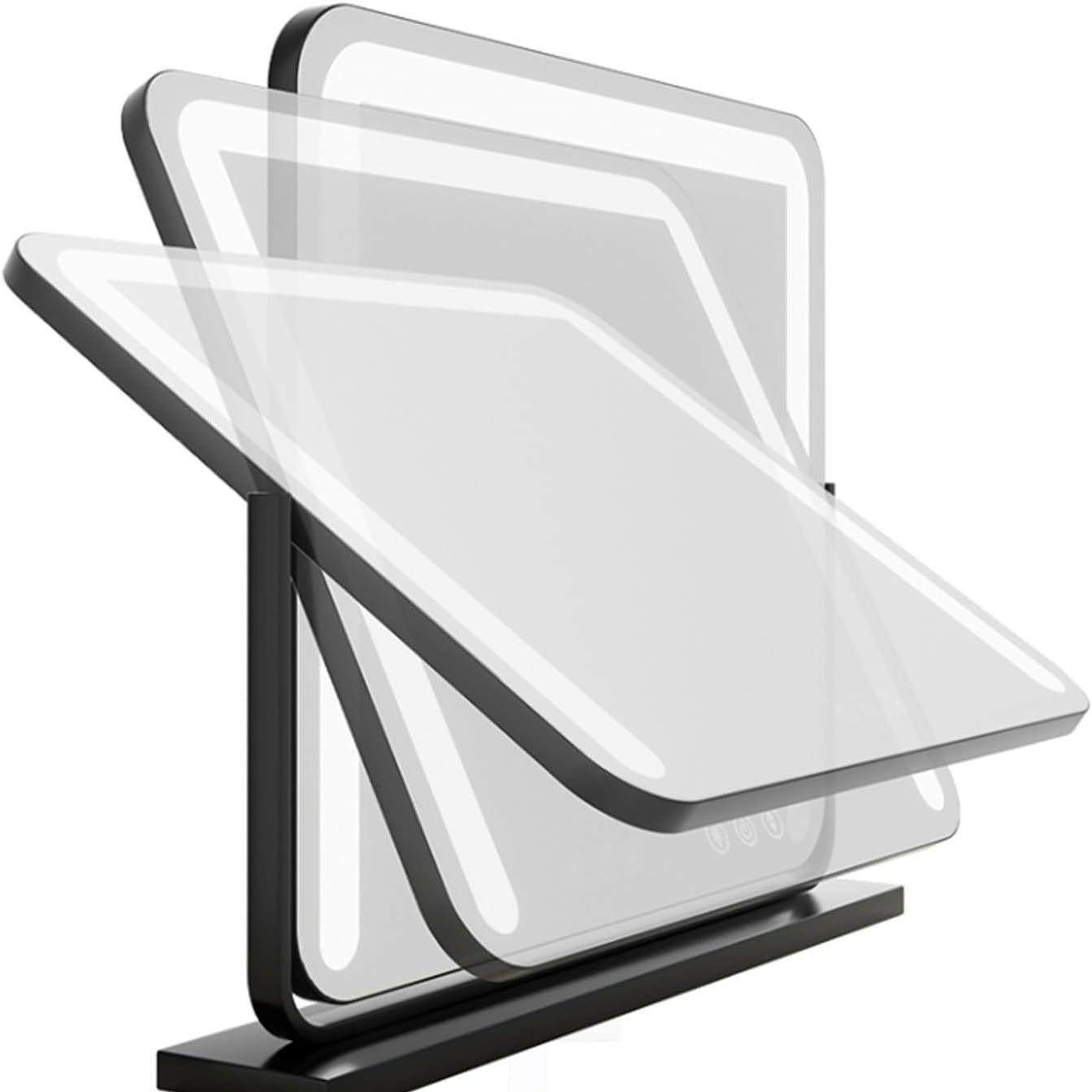 l化妆镜台式桌面led智能镜卧室网红学生家用可旋转带灯梳妆台,淘宝优惠券,粉丝福利购,淘宝优惠卷