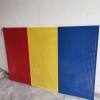 Exhibition display stand kindergarten work display wall color