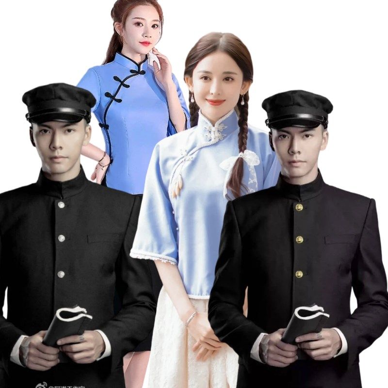 民国学生装女五四青年装民国风女装中山装男班服舞台合唱表演服装,淘宝优惠券,粉丝福利购,淘宝优惠卷