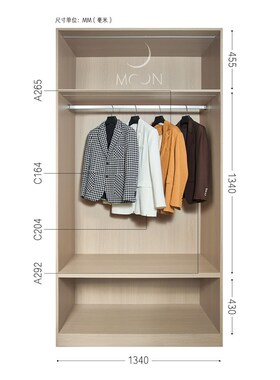 MOON慕空间样板房衣帽间男士西装衣服摆件展厅售楼部摆设道具饰品
