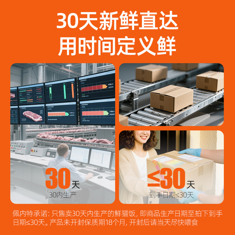 【新鲜只卖30天】佩内特全价湿粮鲜猫饭鱼油美毛猫粮营养主食餐包,淘宝优惠券,粉丝福利购,淘宝优惠卷