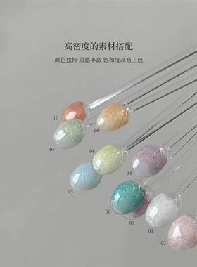 YHH樱禾 仙粉水彩液10色 彩绘渐变珠光美甲晕染液7ml 美甲专用