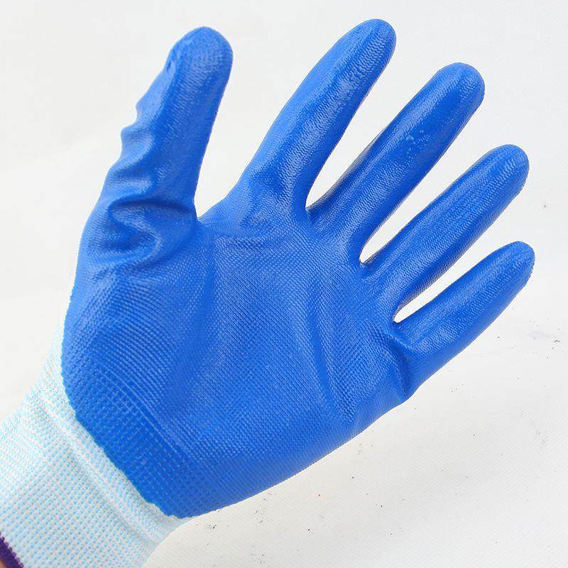 N51动防8丁腈维机械劳保耐磨带挂胶皮透气尼龙水劳干活手修套,淘宝优惠券,粉丝福利购,淘宝优惠卷