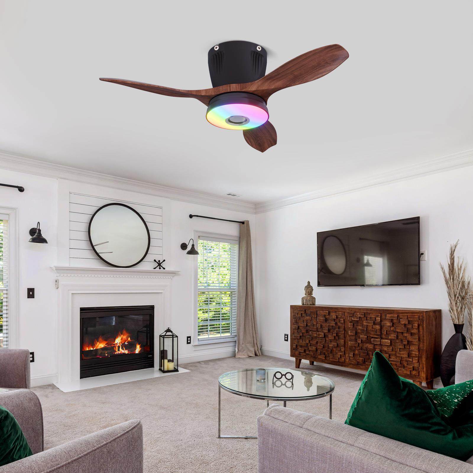 2简02新款吸顶风扇灯卧室约rgb吊扇灯餐厅5扇电风灯具led,淘宝优惠券,粉丝福利购,淘宝优惠卷