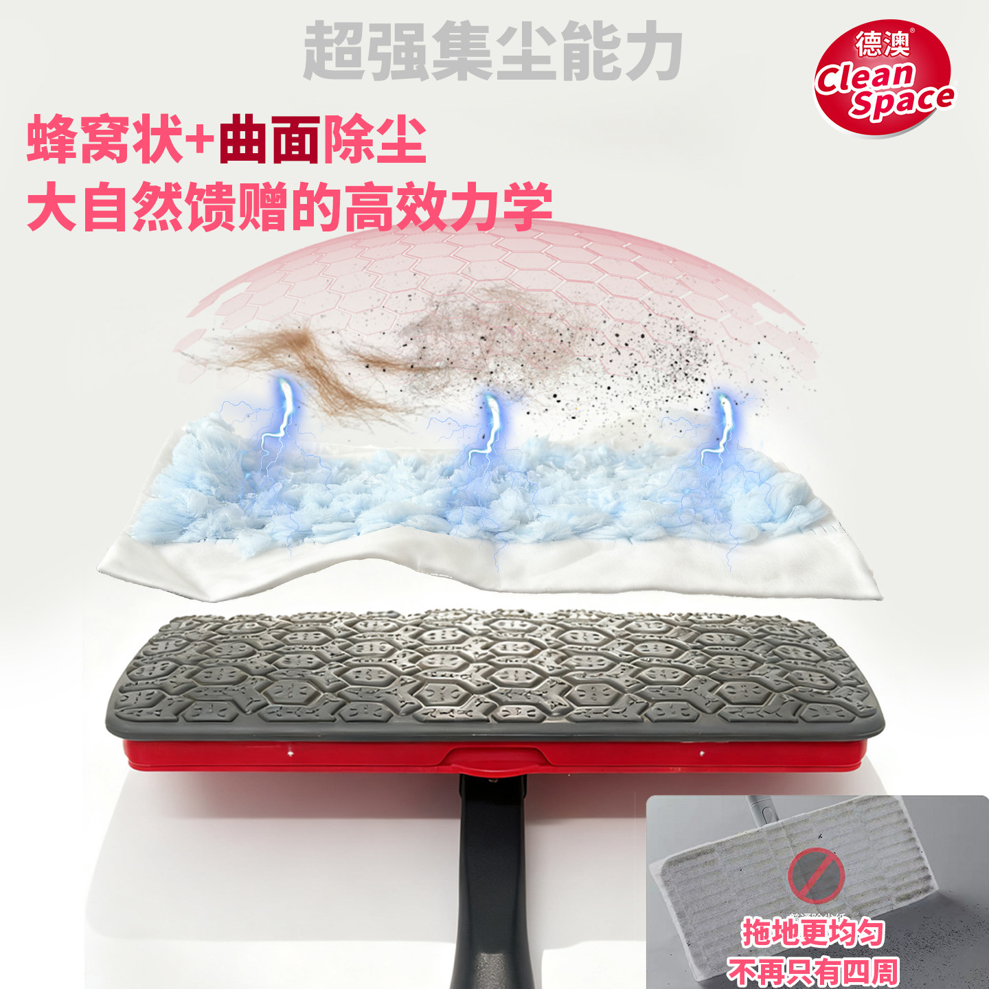 德澳2026免手洗静电除尘拖把懒人除尘纸平板拖干湿巾吸附毛发养宠,淘宝优惠券,粉丝福利购,淘宝优惠卷