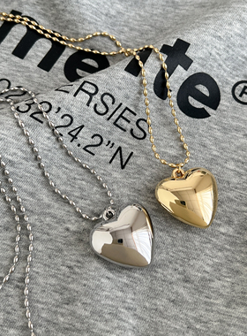 爱心项链女款高级感毛衣链