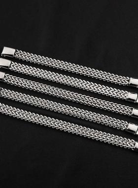 不锈钢嘻哈钛钢Brlet男士编织D