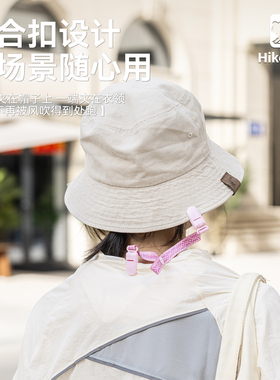 Hikeman户外旅行解放双手帽夹