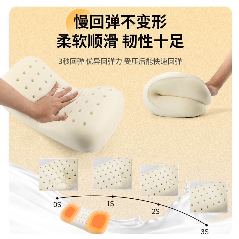 憨客记忆棉小枕头户外露营便携式慢回弹记忆枕睡眠神器分区护颈枕,淘宝优惠券,粉丝福利购,淘宝优惠卷