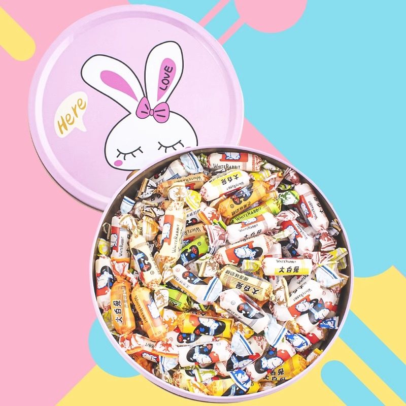 大白兔礼盒装奶糖铁盒上海冠生园大白兔奶糖糖果混合口味节日送礼,淘宝优惠券,粉丝福利购,淘宝优惠卷