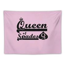 Queen of Spades Hotwife bbc Cuckold Trapestry Living Room Dec