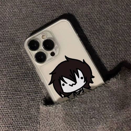 太宰治文豪野犬适用真我GTNeo3/Neo2T手机壳realme1012Pro透明V11V13V20V15V25V30tV50sV60学生Q3iQ5狂欢版 - 图1