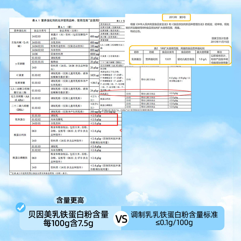 贝因美乳铁蛋白提高免疫力儿童旗舰店官方正品3岁以上增强免疫-图1