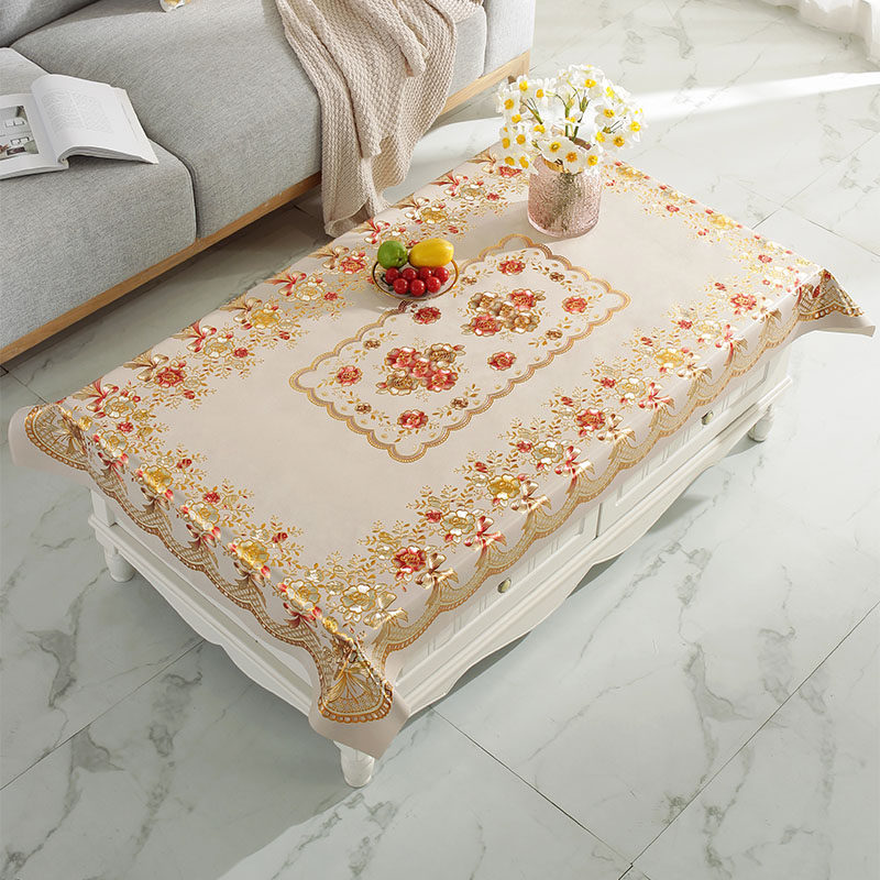 茶几桌布防水防油防烫免洗客厅PVC塑料台布餐桌布茶几桌垫高级感,淘宝优惠券,粉丝福利购,淘宝优惠卷