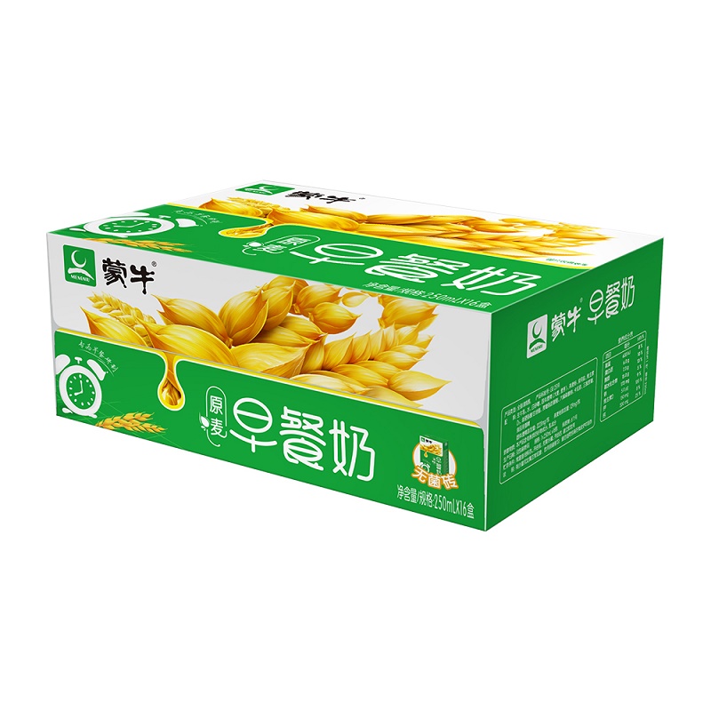 【聚划算】4月蒙牛早餐奶麦香味/核桃味250ml×16盒牛奶饮料整 - 图0