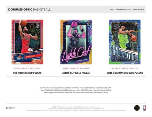 2020-21 Panini Donruss Optic H2 Hybrid 帕尼尼 球星卡 盒卡 - 图2