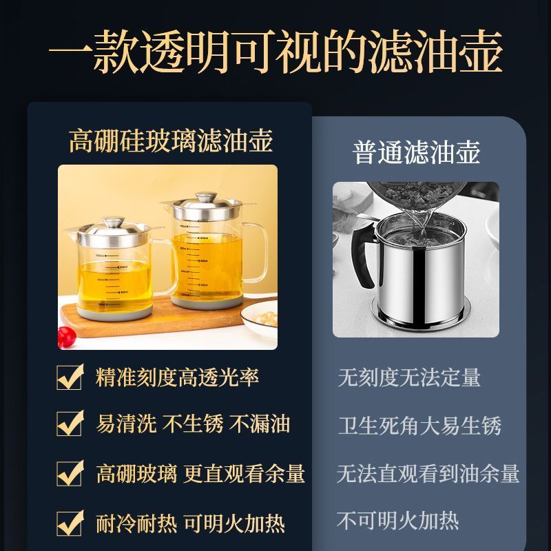 玻璃量杯烧杯耐高温烘焙微波炉牛奶杯豆浆杯可加热量杯家用食品级 - 图3