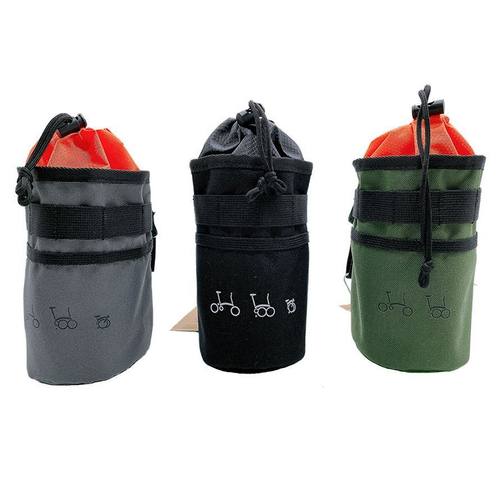 Brompton小布自行车前置防水收纳袋储物挂包车头包多功能水壶包 - 图0