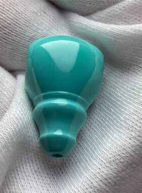 高瓷蓝绿色松石配珠圆散手