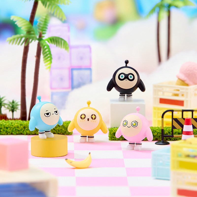 蛋仔派对手办【蛋仔派对】盲盒手办迷你蛋盲袋萌粒潮玩公仔玩具周边生日礼物