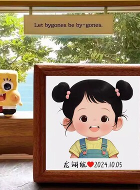 宝宝胎毛脐带纪念品diy相框