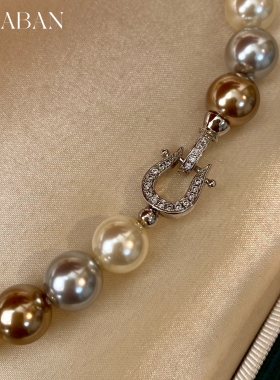 西大班美拉德项链施家珍珠强光女
