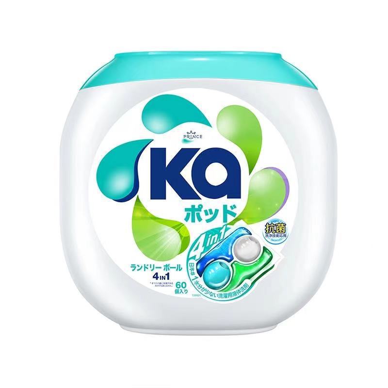 日本王子菁华KA4in1洗衣凝珠留香持久神珠16g*60粒深层清洁洗衣球