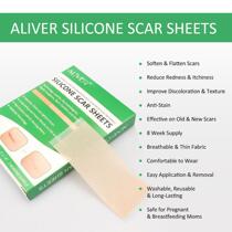 Aliver Medical Silicone Gel Strips Patch Scar Away Tape atme