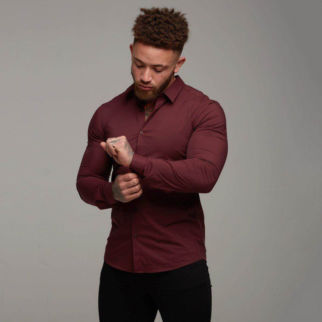 显肌肉型男健身长袖衬衫跑步训练上衣修身弹力速干狗兄弟运动衬衣,淘宝优惠券,粉丝福利购,淘宝优惠卷