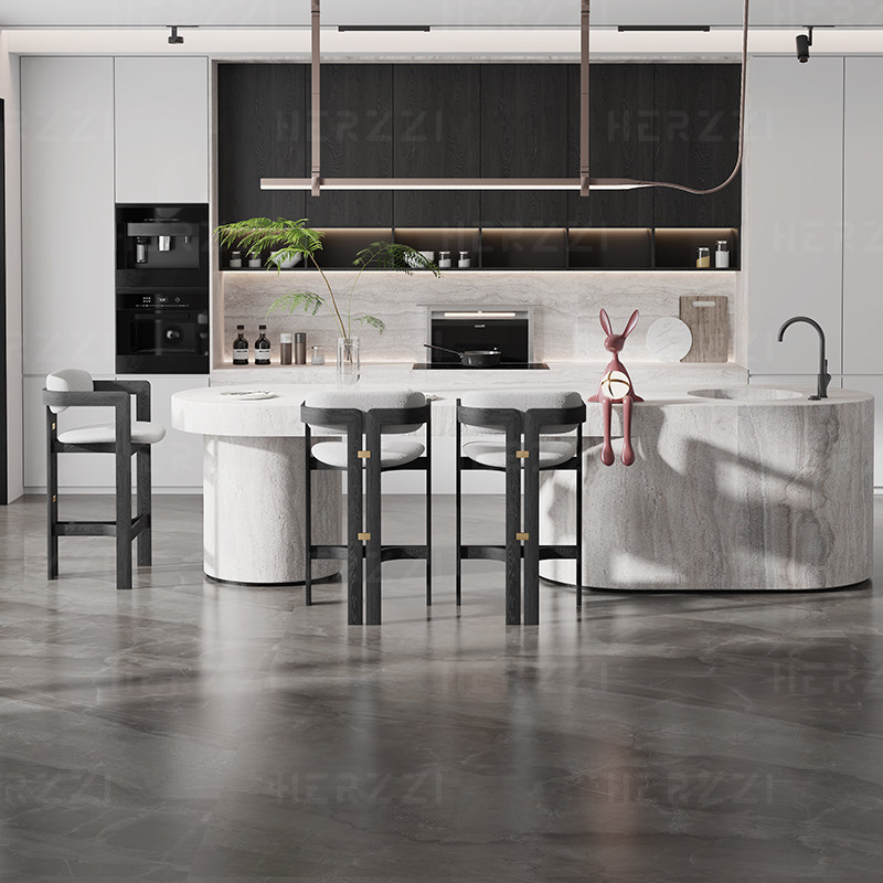 HERZZI中古风吧台椅子北美进口白蜡木实木高脚凳新中式岛台吧椅,淘宝优惠券,粉丝福利购,淘宝优惠卷