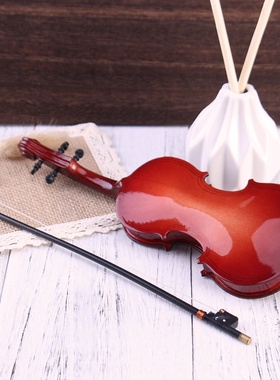 2025新年款精致迷你小提琴模型装饰家居礼品高雅生日圣诞送友好礼