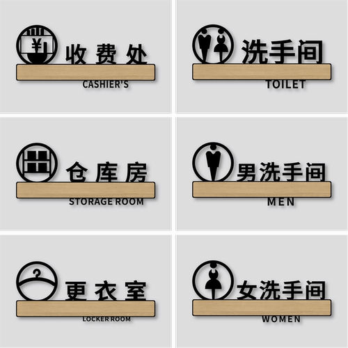 诊室标识牌口腔诊所门牌牙科医院科室指示标示标牌贴纸创意个性高档挂牌消毒诊疗无菌室VIP治疗室标志定制做 - 图3