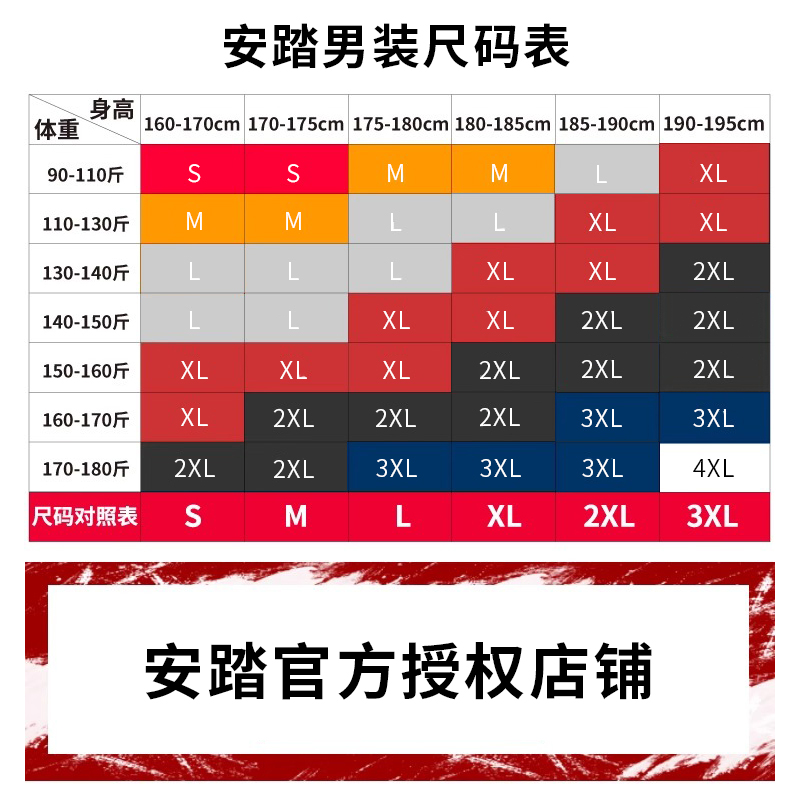 安踏卫衣男2024年春季新款官方旗舰正品圆领宽松休闲黑色外套-图3